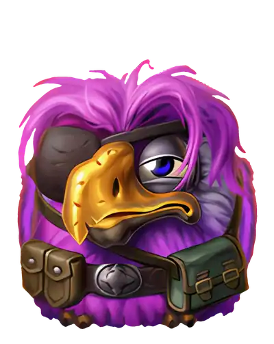 Paarse vogel