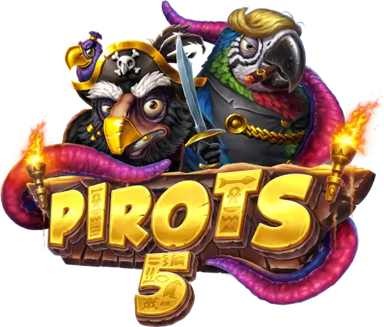 Pirots 5: Cursed Temple logo — ELK Studios